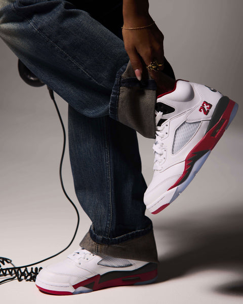Air Jordan 5 Retro OG “Fire Red” Feat. Elias Menzi, Naliyah & Costas Nanga
