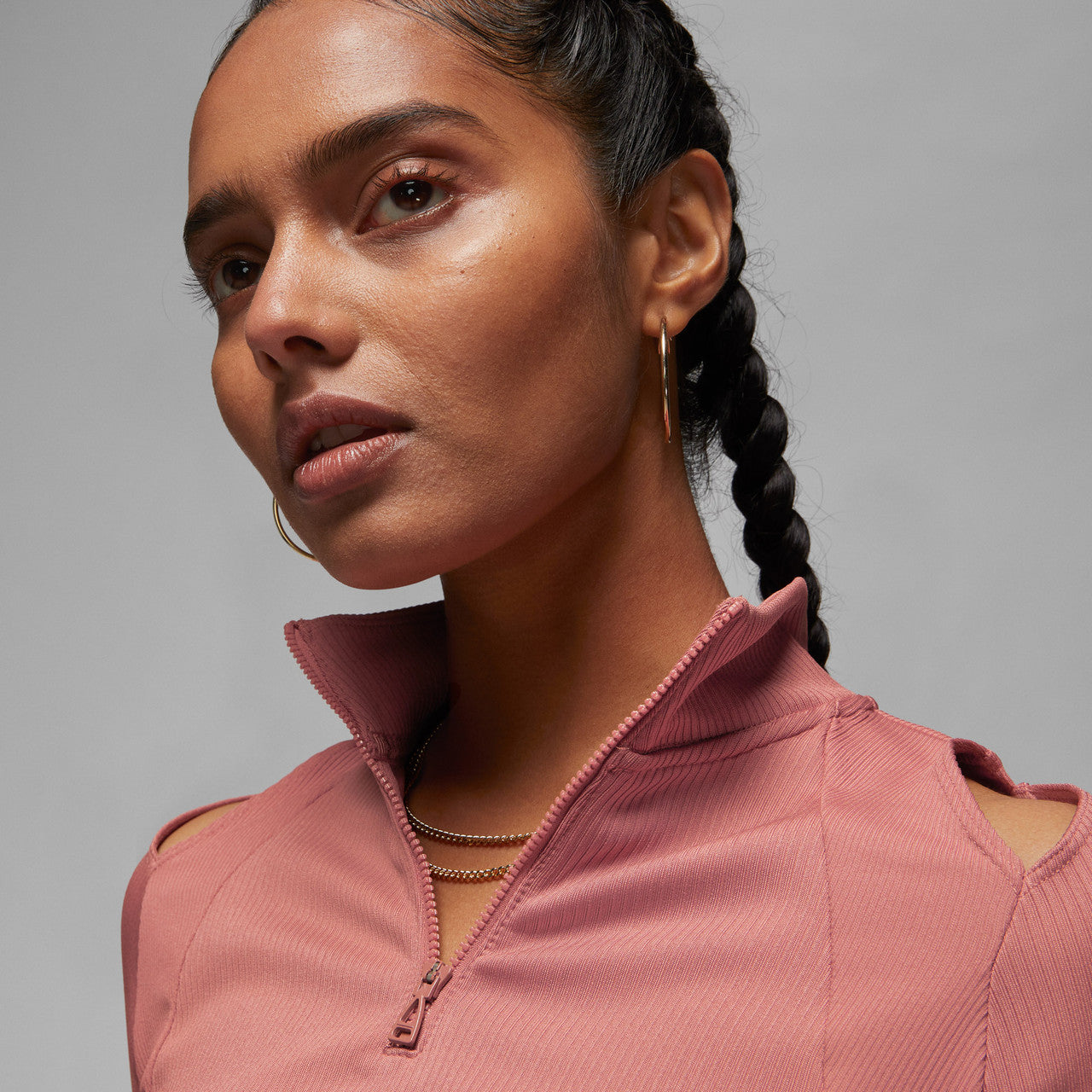 Wmns 1/4-Zip Long-Sleeve Top | DV1255-689