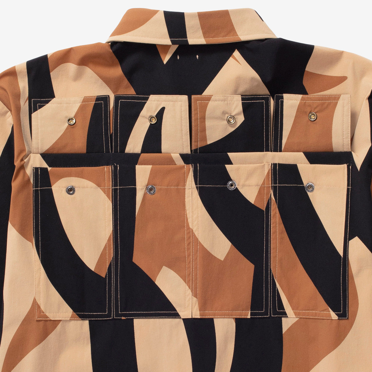 Strange Jungle Camo Multi Pocket Shirt  | LSSJCPZS-S-006