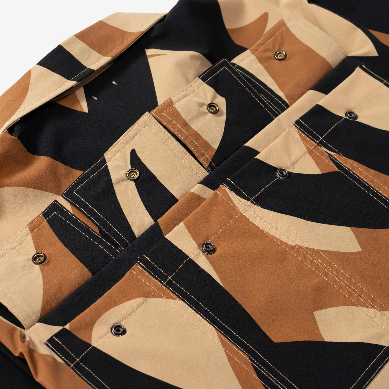 Strange Jungle Camo Multi Pocket Shirt  | LSSJCPZS-S-006