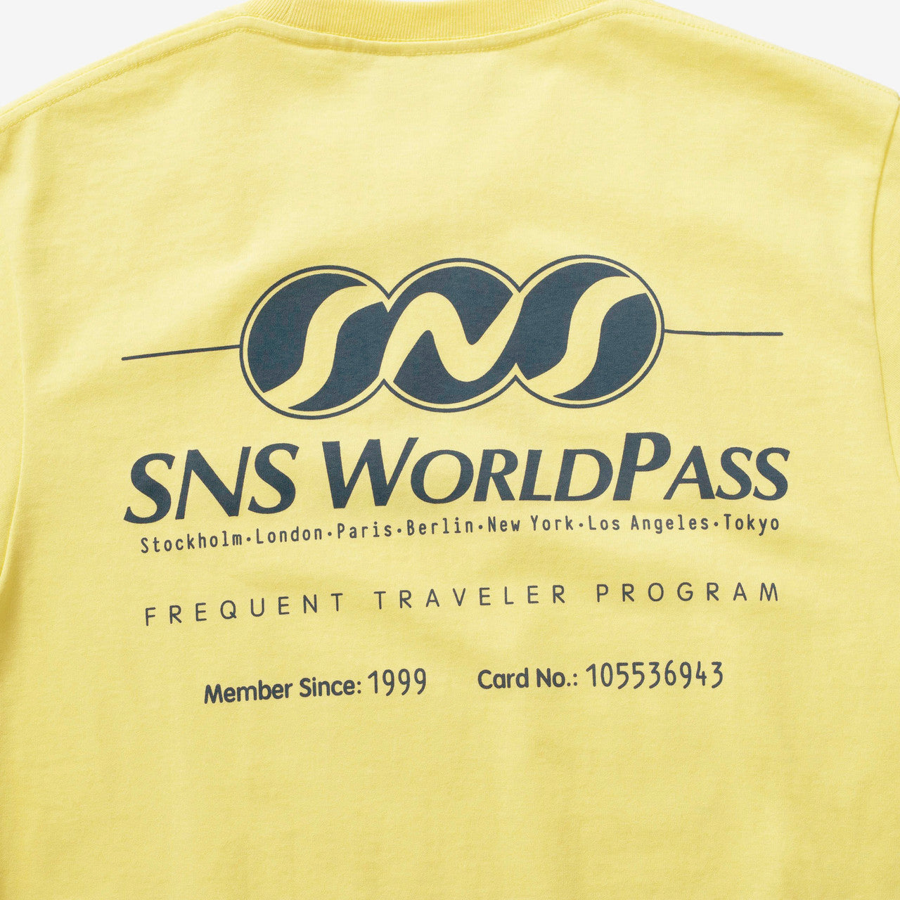 World Pass Tee | SNS-1163-0700
