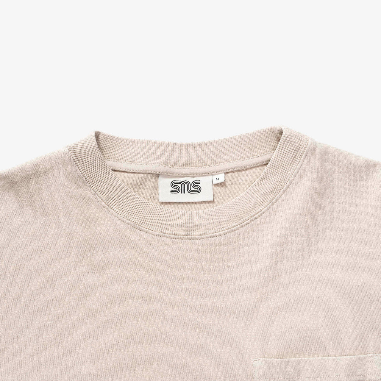 Washed Long Sleeve Pocket Tee | SNS-1193-0200