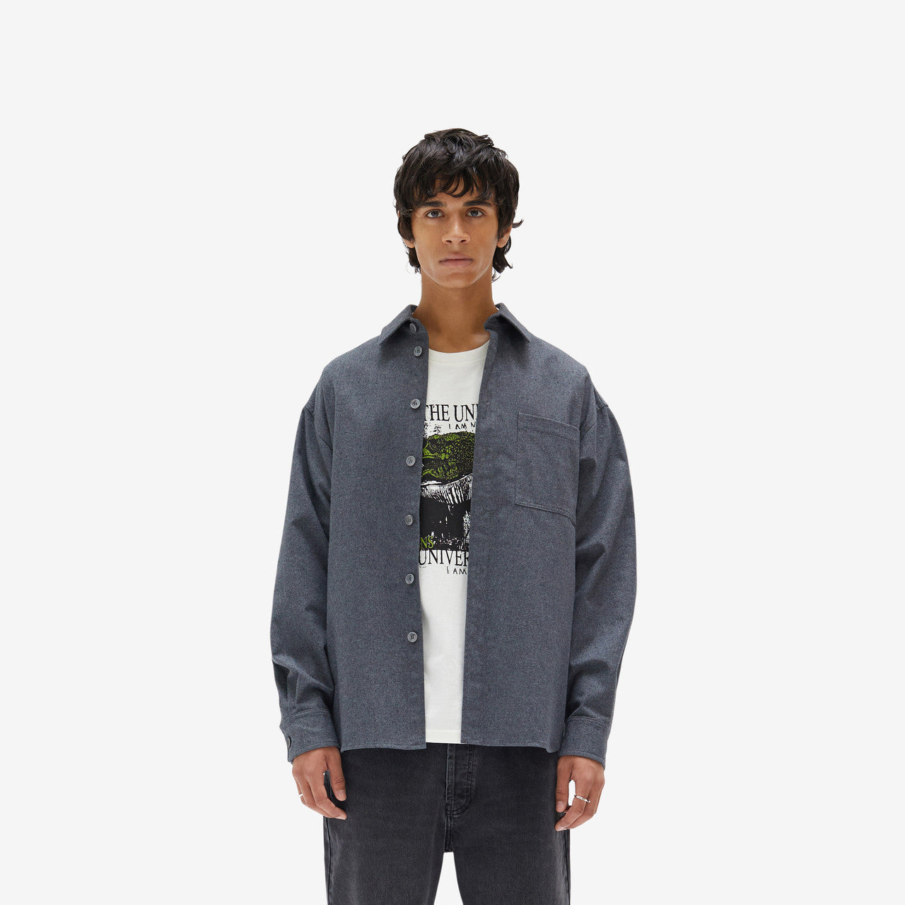 Recycled Cotton Flannel Shirt | SNS-1224-1000