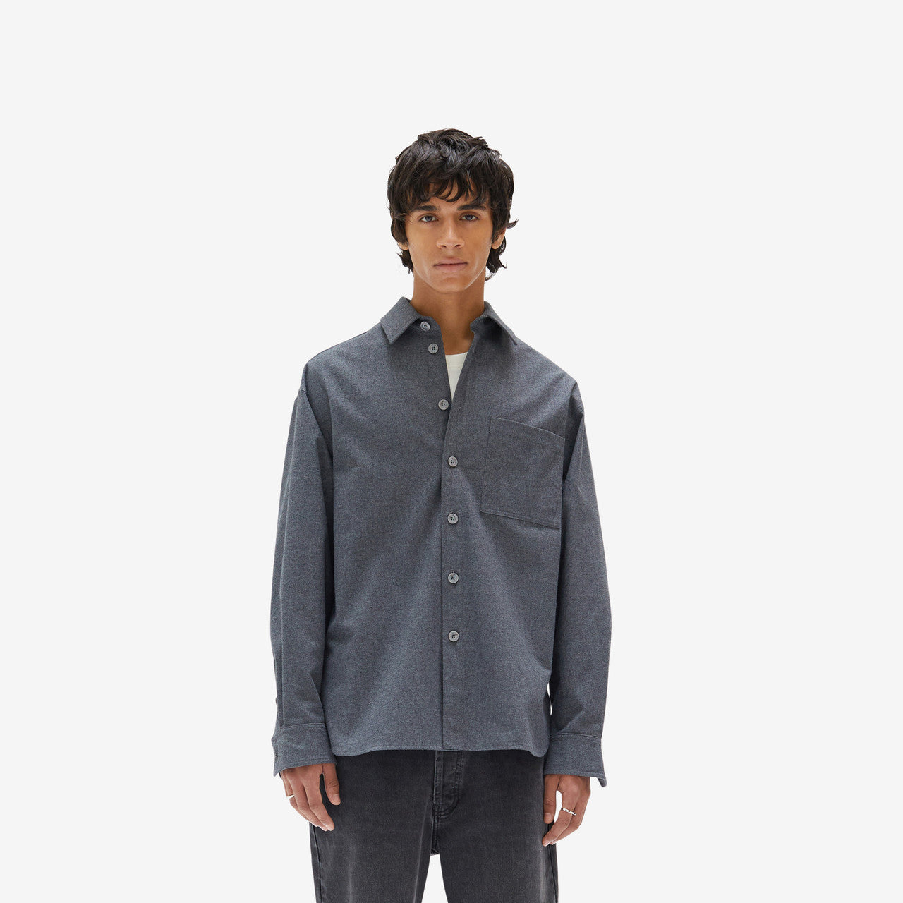 Recycled Cotton Flannel Shirt | SNS-1224-1000