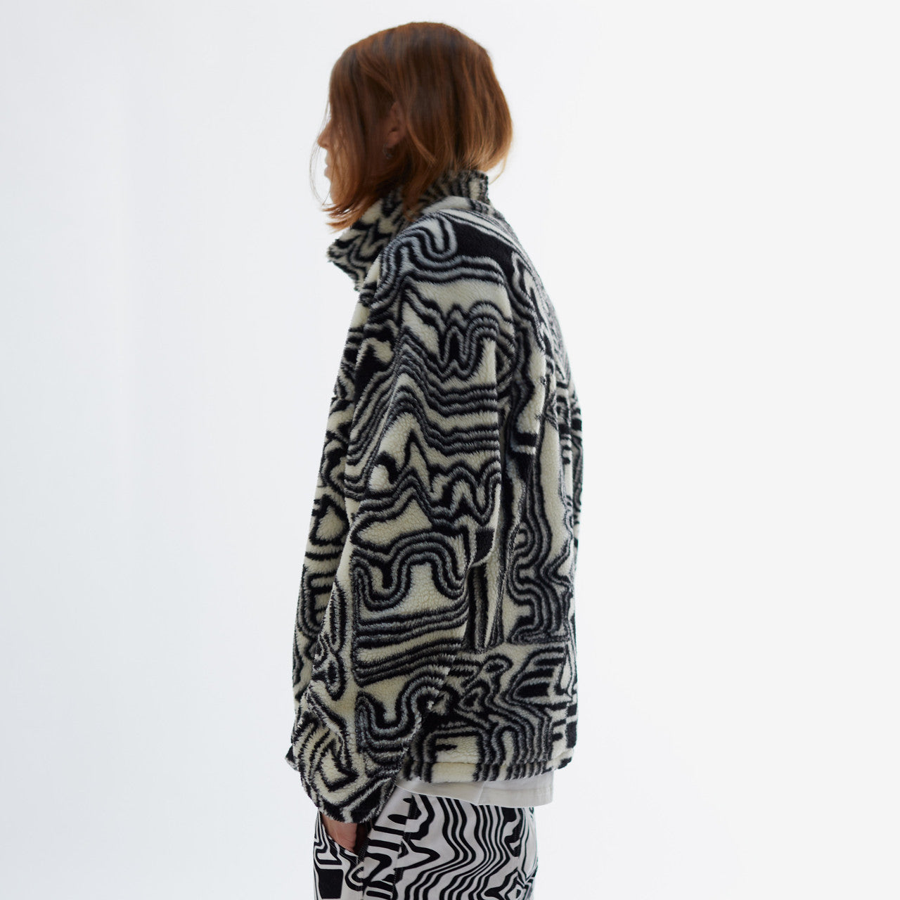Distorted Fleece Jacket | SNS-3406-0200
