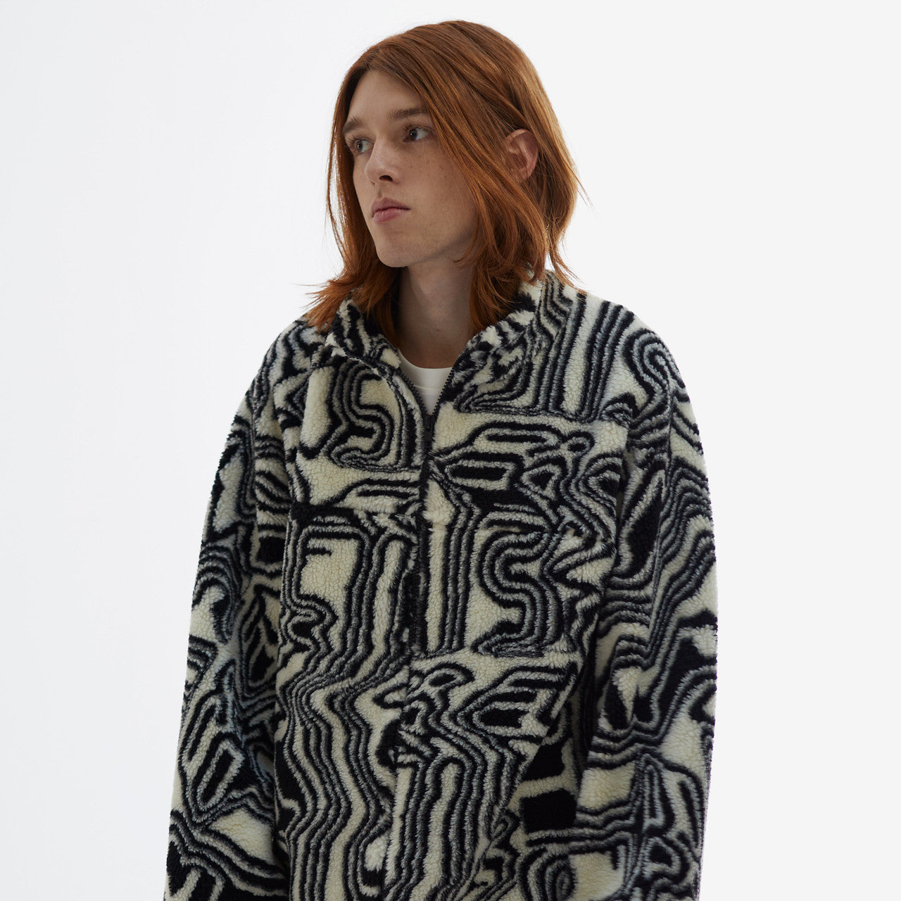 Distorted Fleece Jacket | SNS-3406-0200