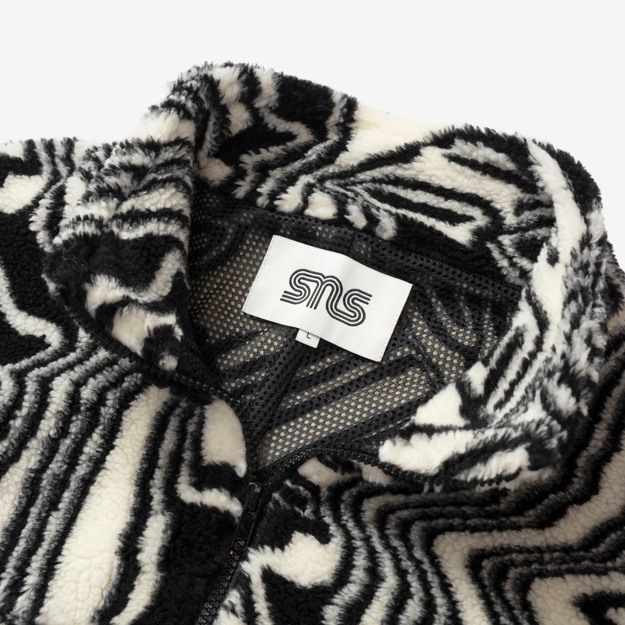 Distorted Fleece Jacket | SNS-3406-0200