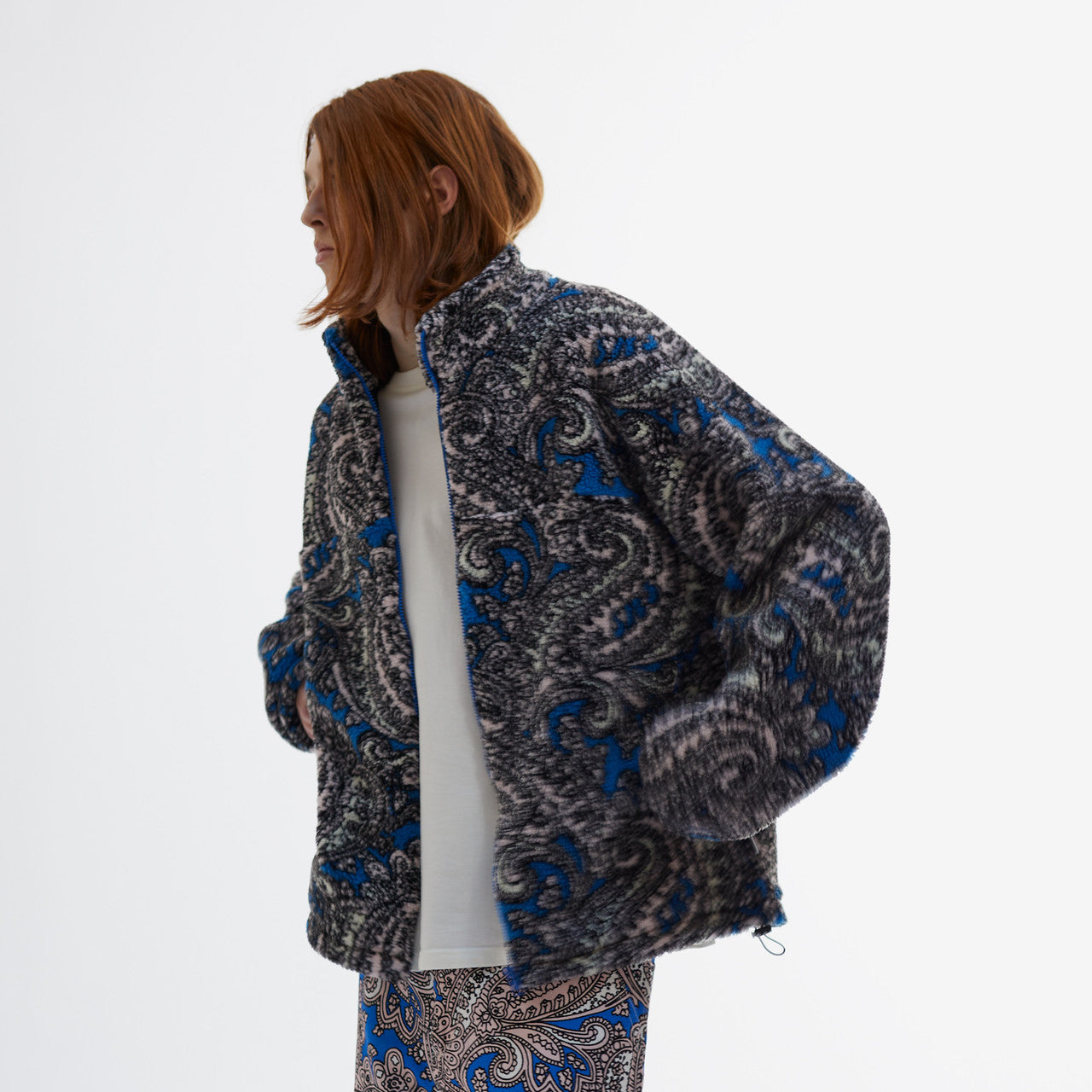 Paisley Fleece Jacket | SNS-3406-1100