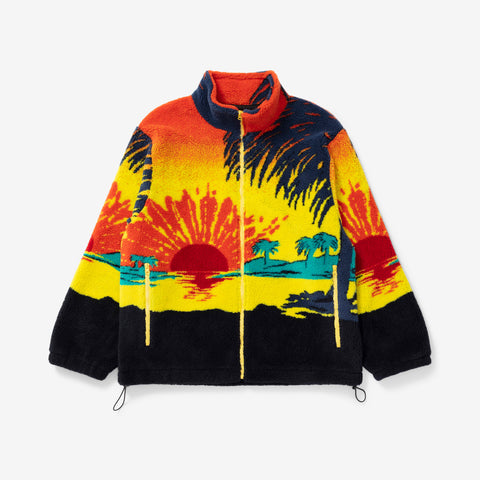 Palm Tree Fleece Jacket | SNS-3408-2600