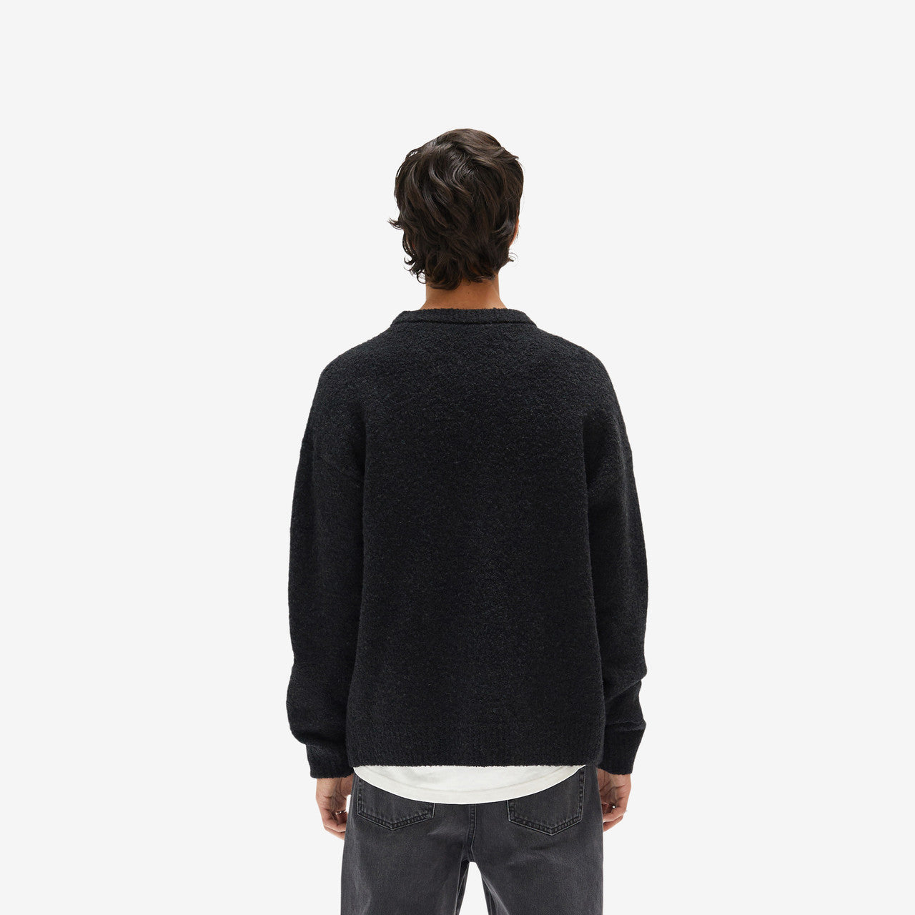 Boucle Knit Crewneck | SNS-3720-0100