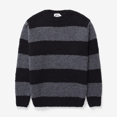 Striped Boucle Knit Crewneck | SNS-3720-5700