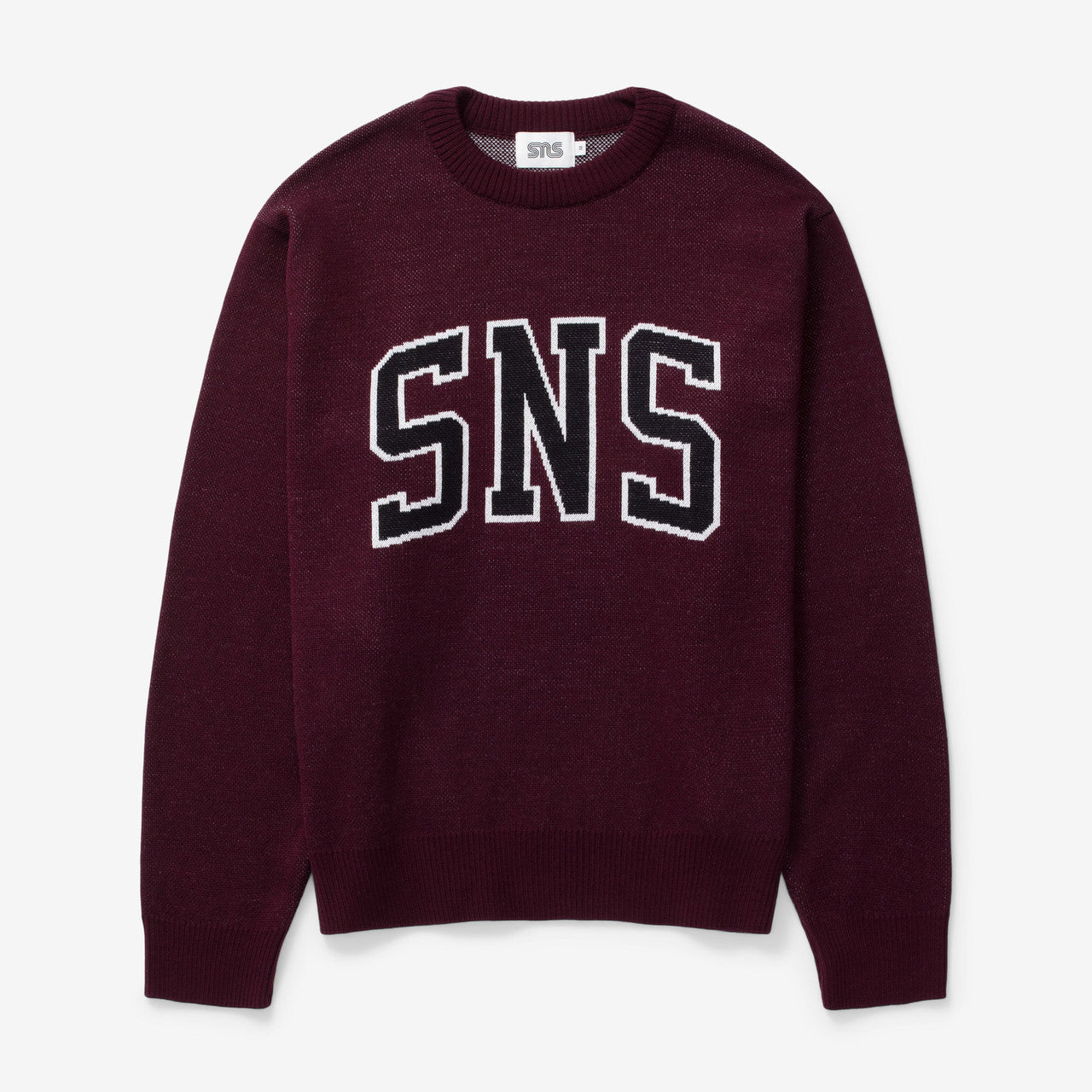 Collegiate Logo Knit Crewneck | SNS-3723-0200