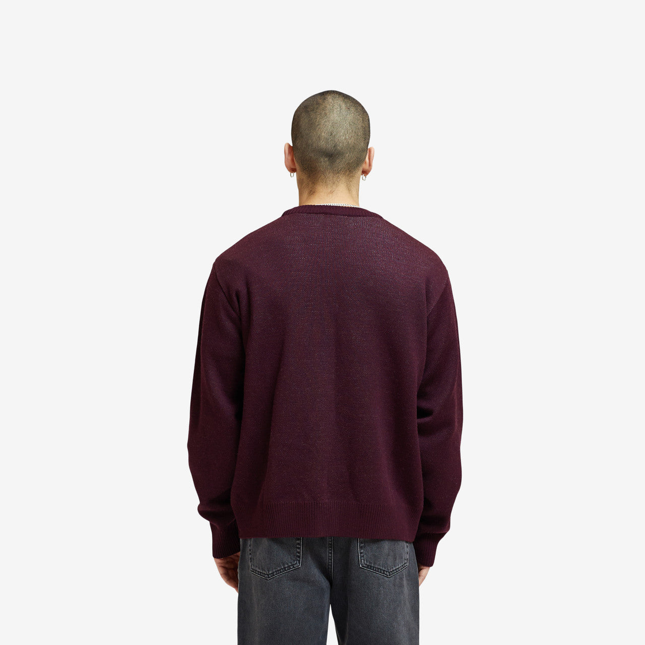 Collegiate Logo Knit Crewneck | SNS-3723-0200