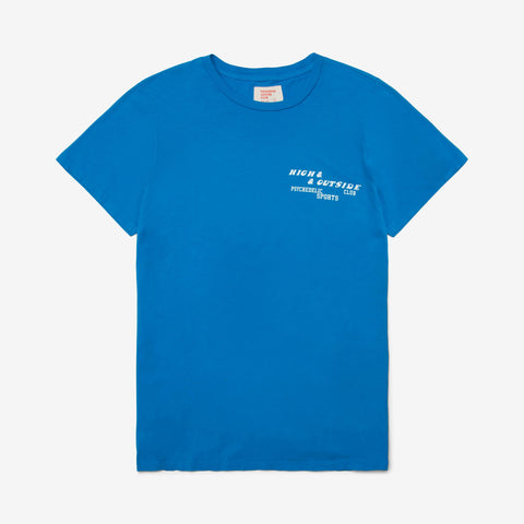 High & & Outside Tee | SU23T07-BLU