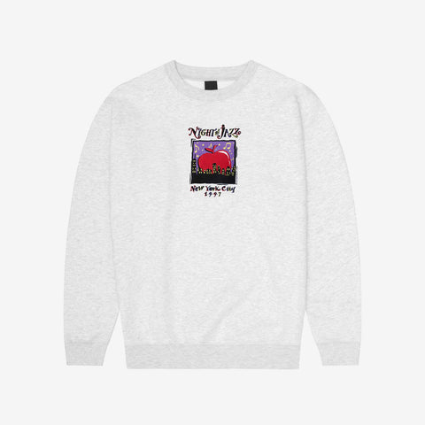 Night Of Jazz Crewneck | SWON790-GRY