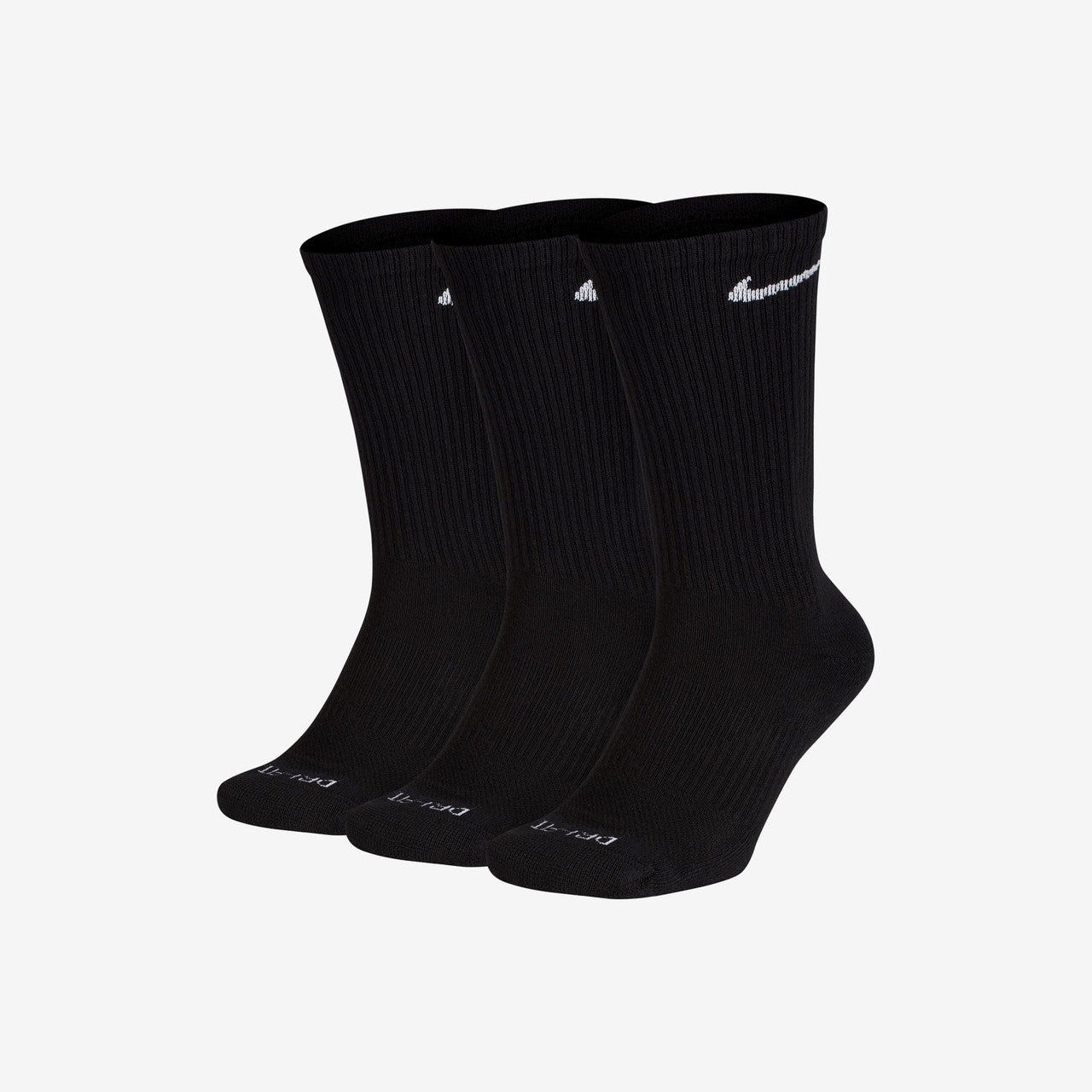 3 Packs Everyday Plus Cushioned Crews Socks | SX6888-010
