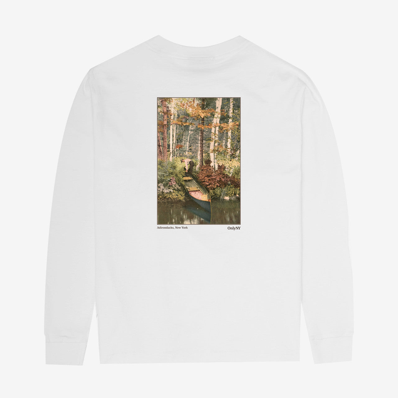Portage Long Sleeve T-Shirt | TEON702-WHI