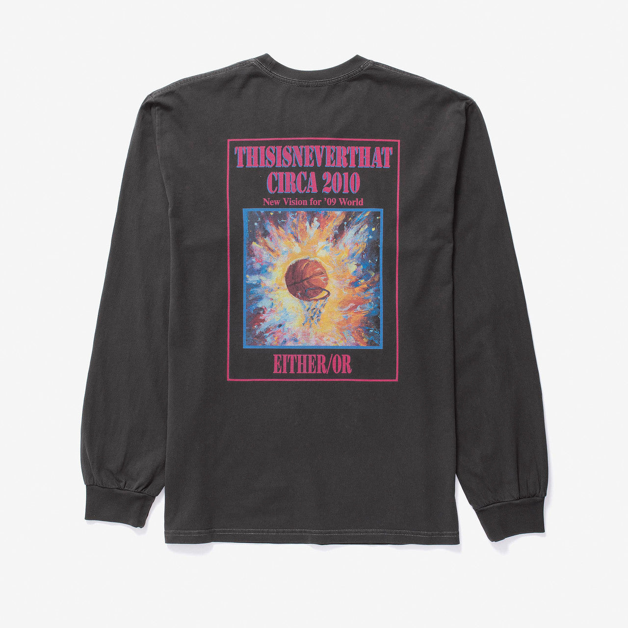 Basketball Hoop Long Sleeve Tee | TN243TTSLT04-CHA