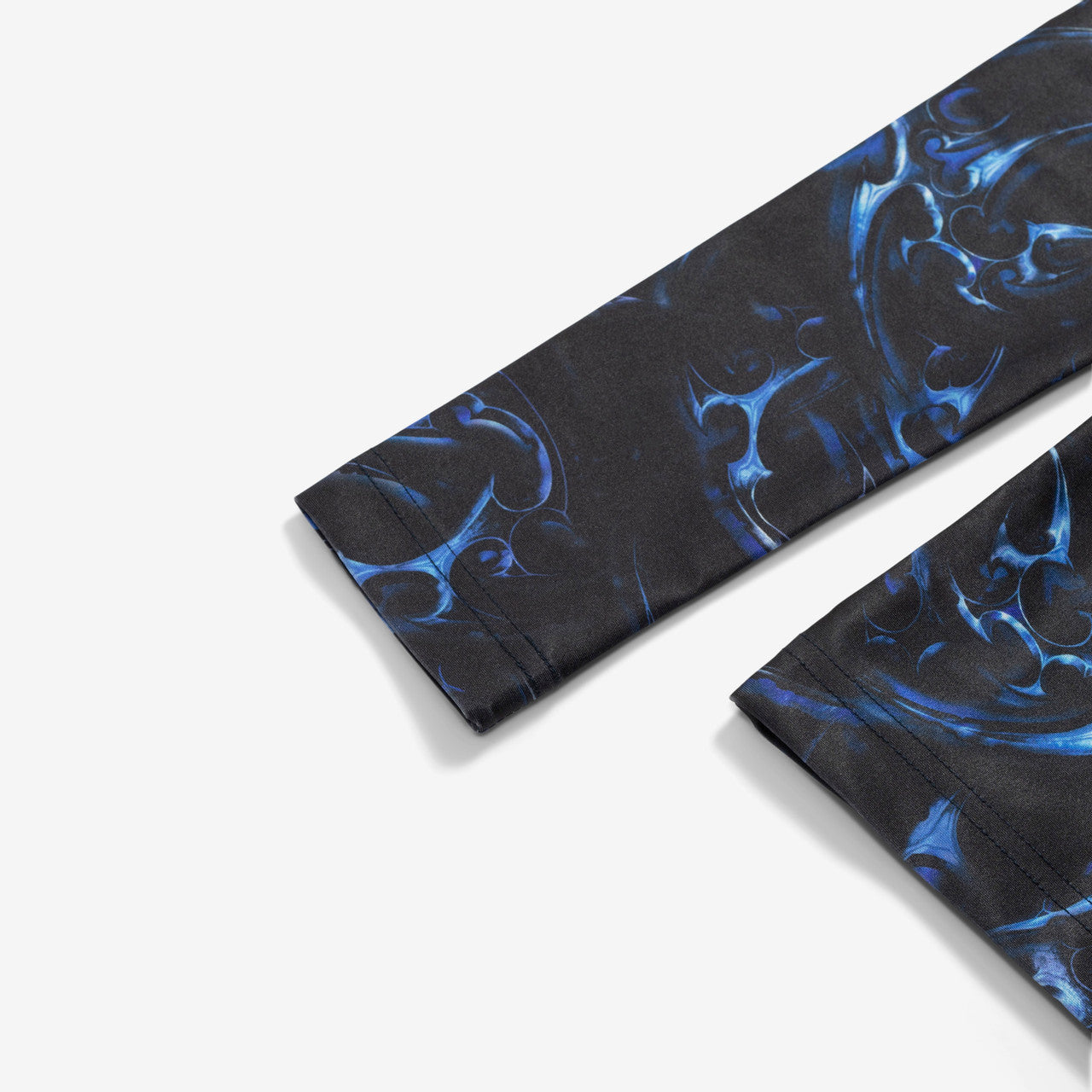 Wmns Tribal Stretch Turtleneck Long Sleeve | W-132287-BLUE