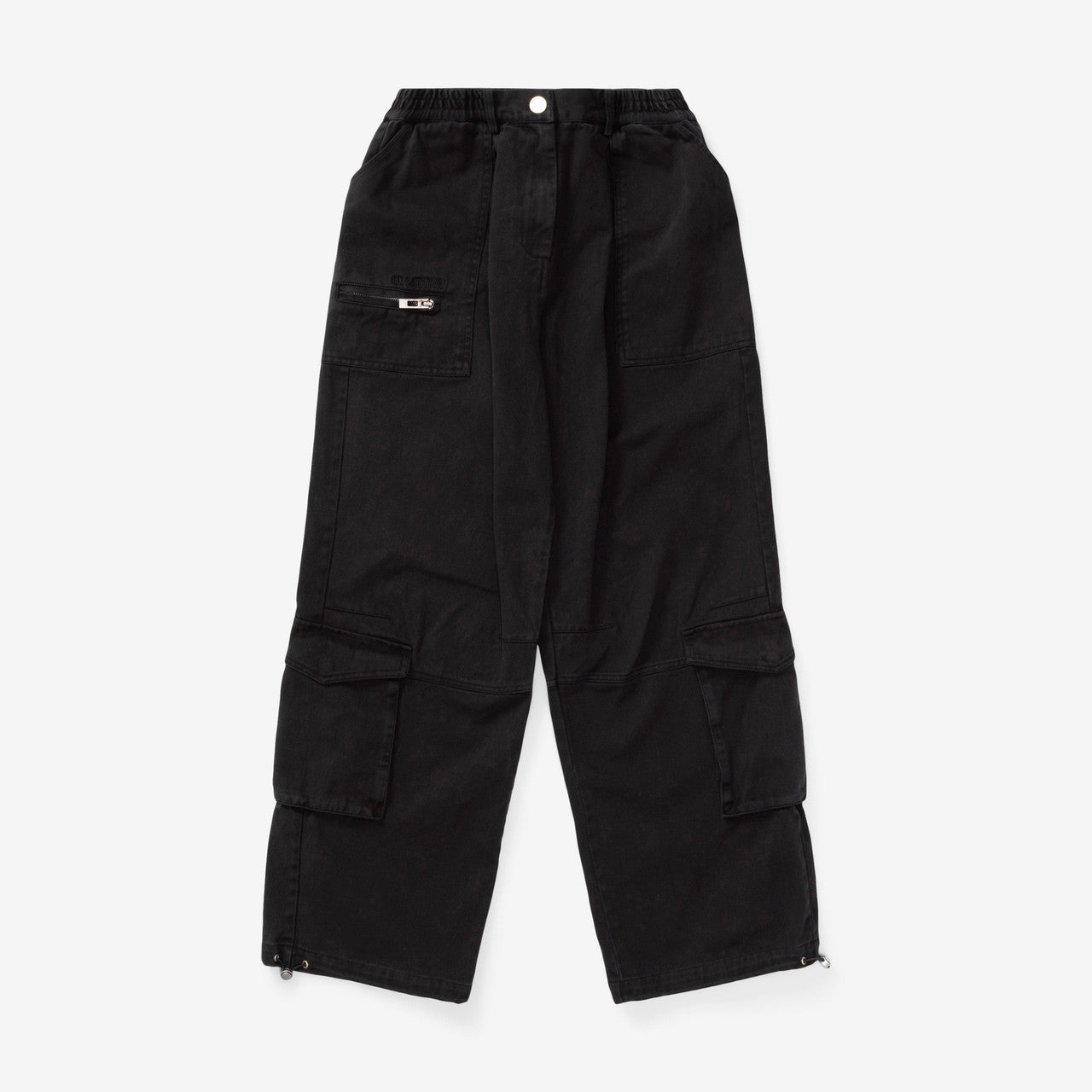 Wmns Cotton Boxy Cargo Trousers | W-132493-BLACK