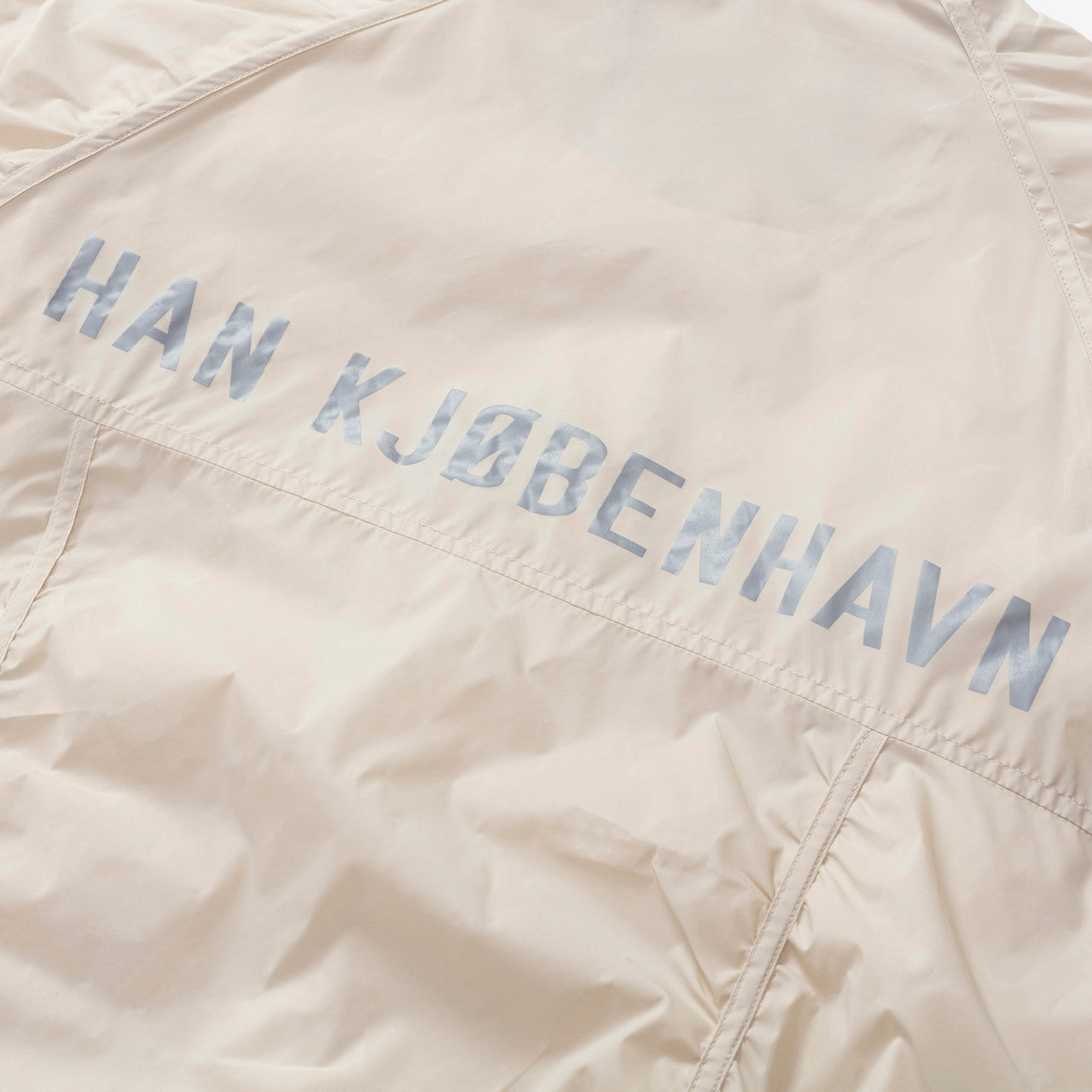 Wmns Nylon Windbreaker Midi Jacket | W-132527-SAND