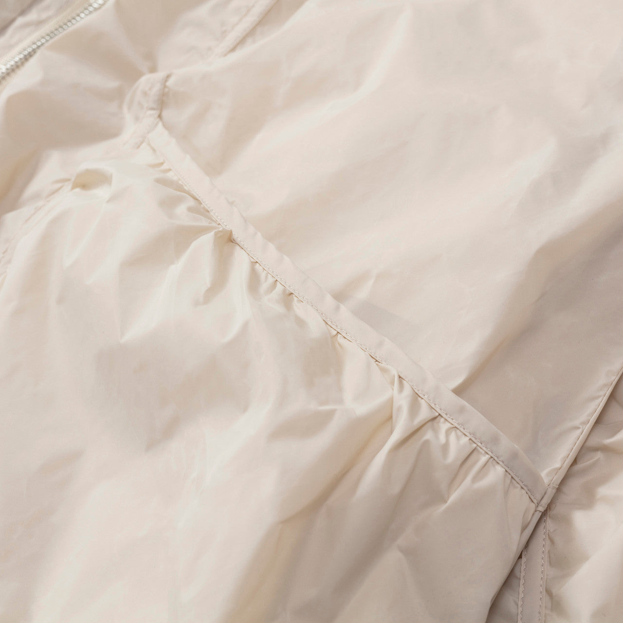 Wmns Nylon Windbreaker Midi Jacket | W-132527-SAND