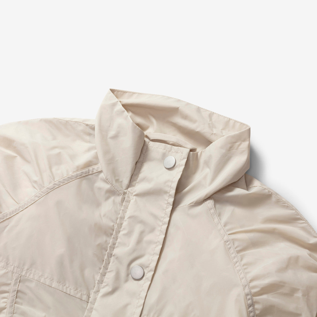 Wmns Nylon Windbreaker Midi Jacket | W-132527-SAND
