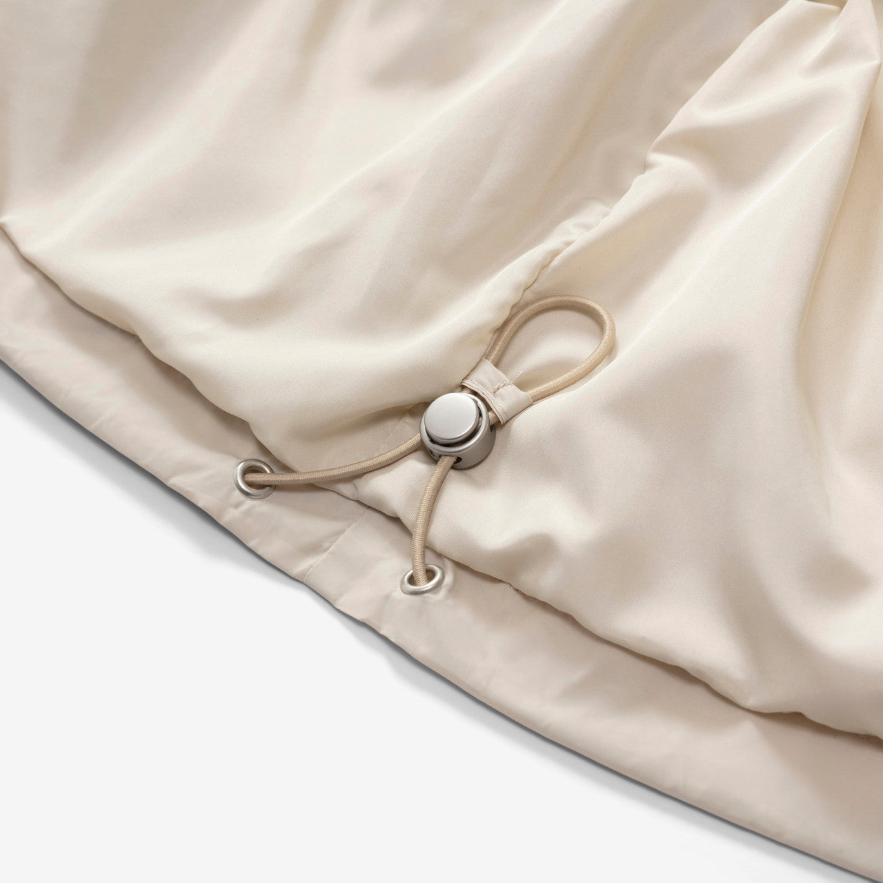 Wmns Nylon Windbreaker Midi Jacket | W-132527-SAND