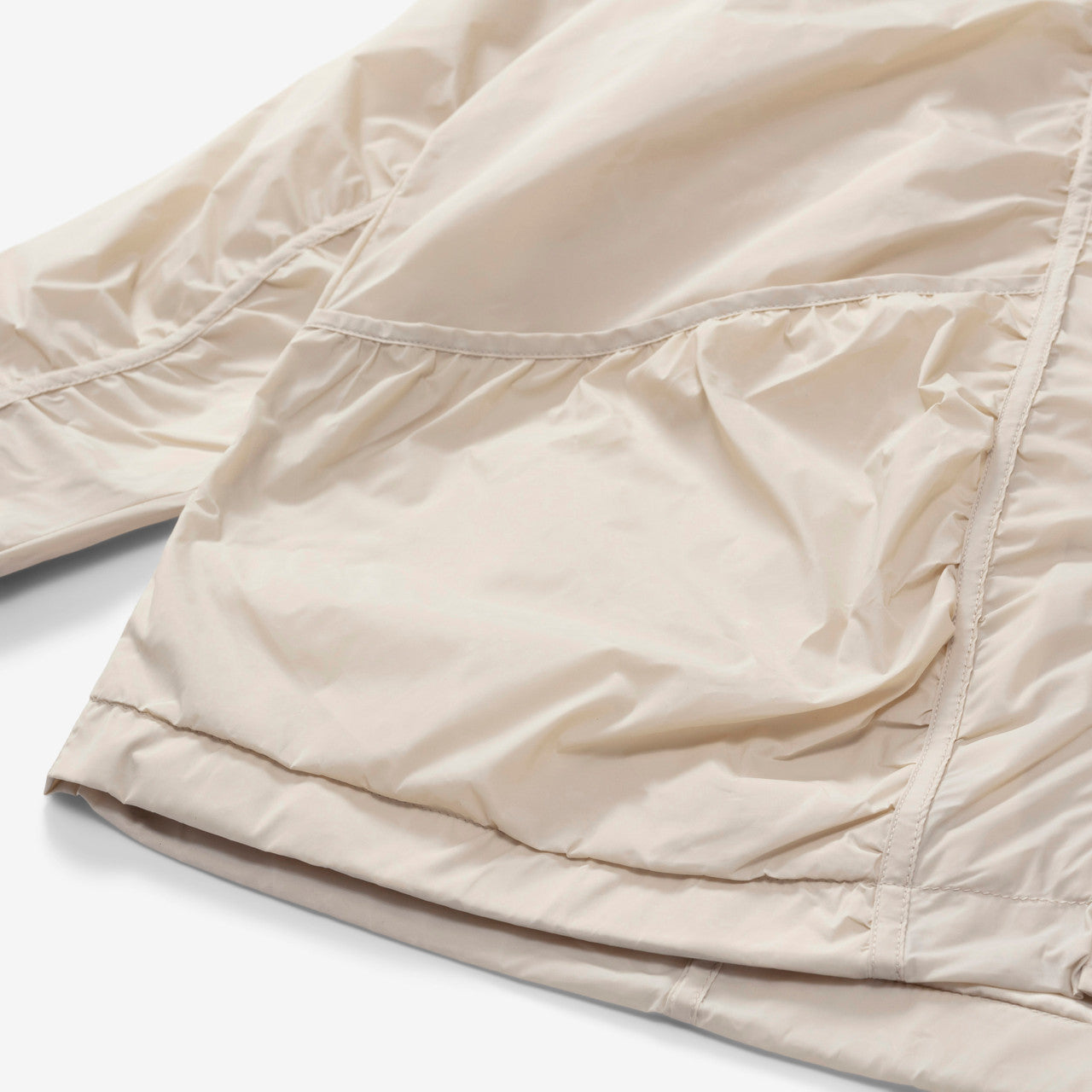 Wmns Nylon Windbreaker Midi Jacket | W-132527-SAND
