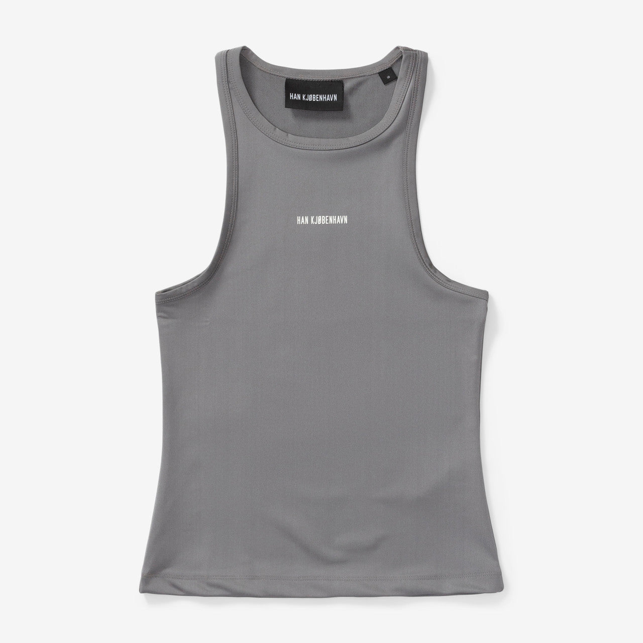 Wmns Logo Stretch Jersey Racer Top | W-132610-GREY