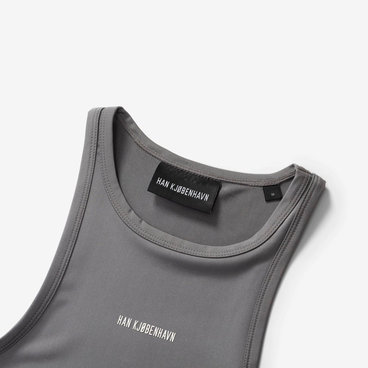 Wmns Logo Stretch Jersey Racer Top | W-132610-GREY