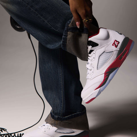 Air Jordan 5 Retro OG “Fire Red” Feat. Elias Menzi, Naliyah & Costas Nanga