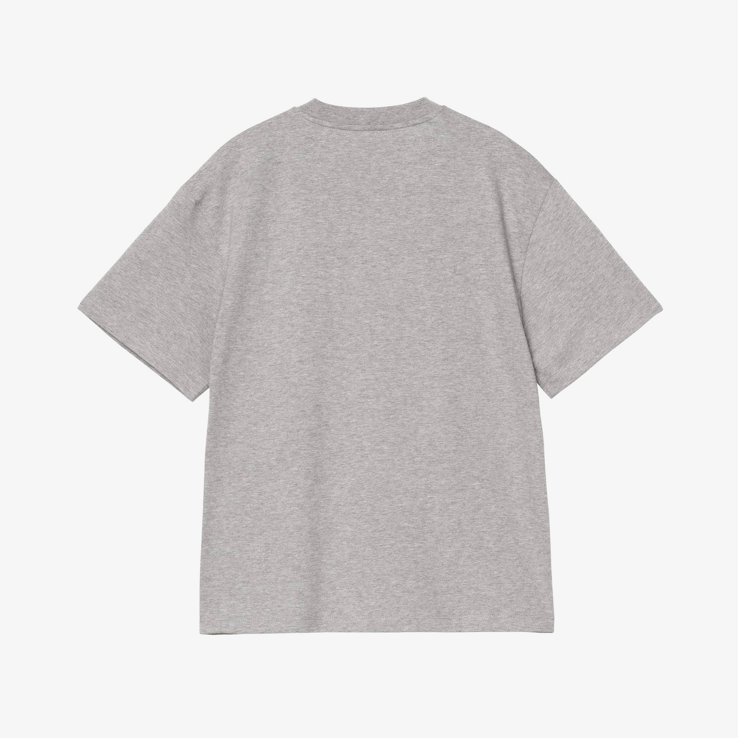 Wmns Short Sleeve Heart Patch T-Shirt