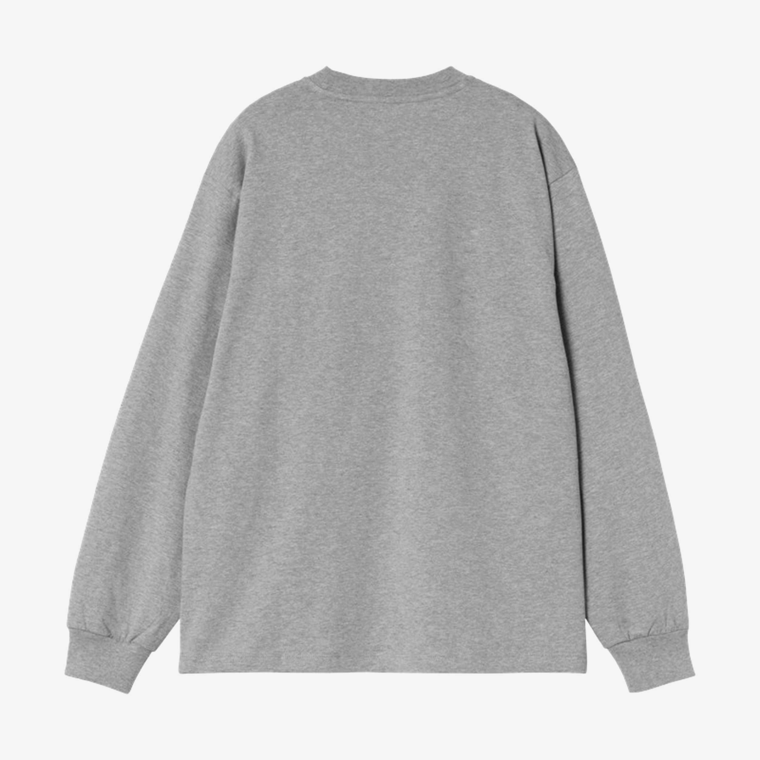 Wmns Long Sleeve Heart Patch T-Shirt