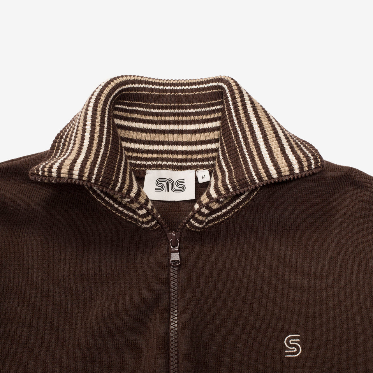 Zipped Knitted Track Jacket